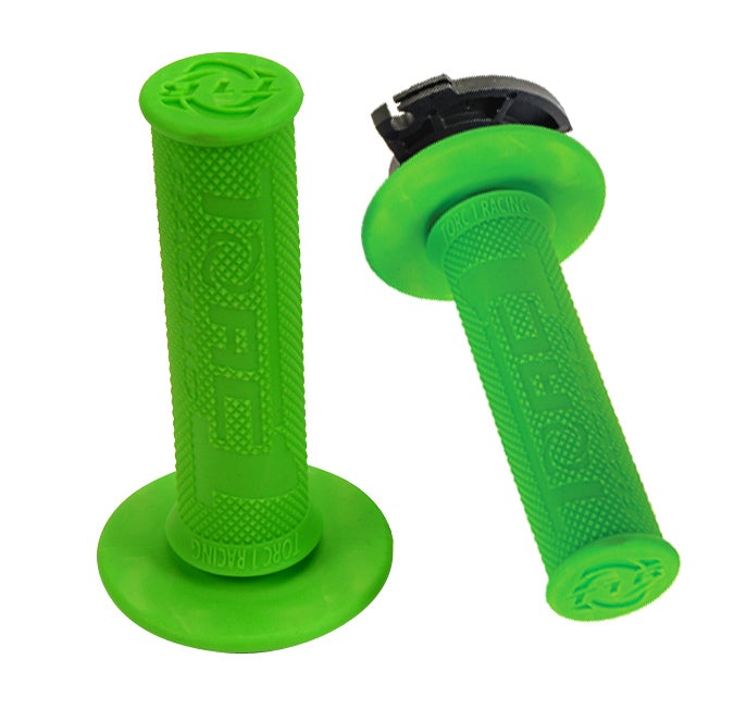 Product Image for Torc1 Defy Mx Lock-On Diamond Grips 2 Och 4-Takt Grön
