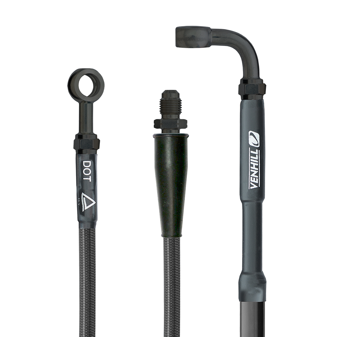 Product Image for Venhill Bromsslang Fram Carbon Svart