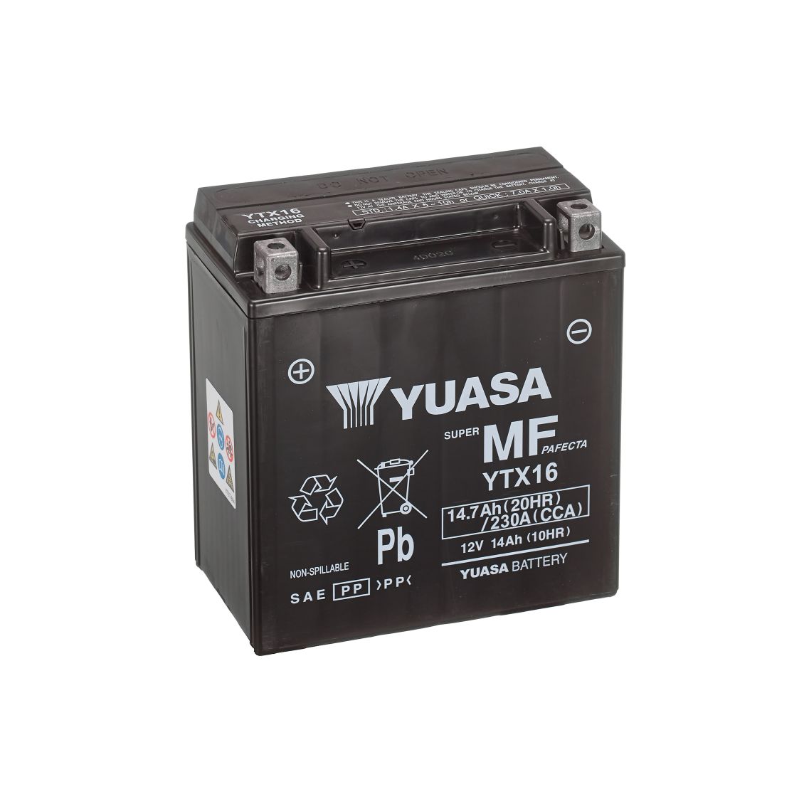 Product Image for Yuasa YTX16 AGM MC-batteri