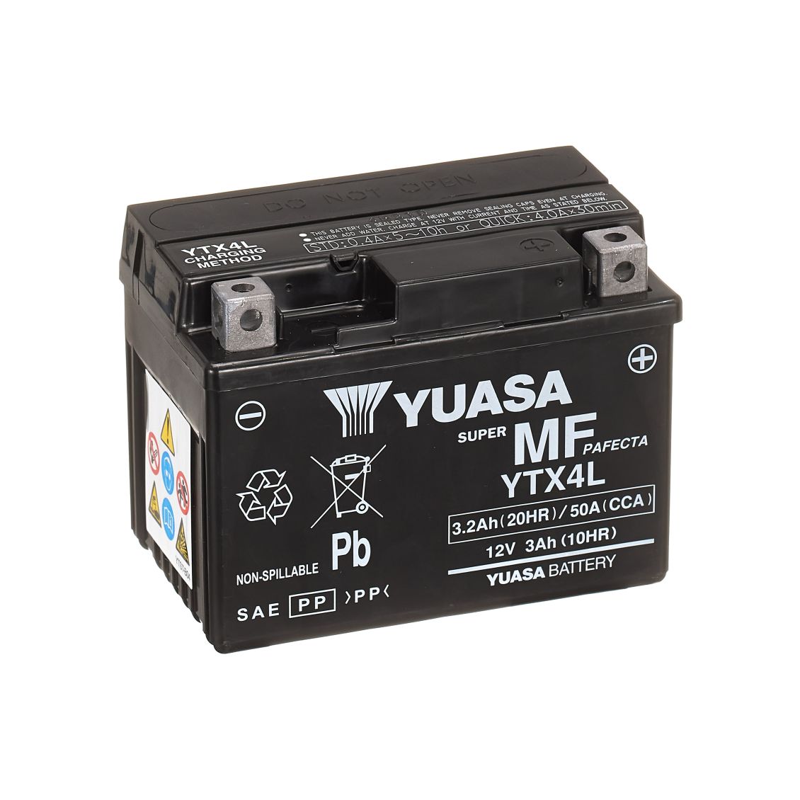 Product Image for Yuasa YTX4L AGM MC-batteri